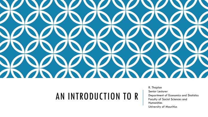 Setting Up R: From Downloading to Using R Console for Statistical Computing