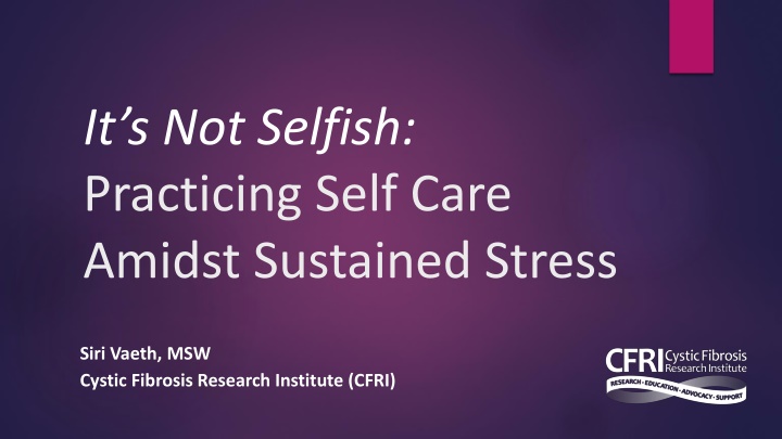 The Impact of Sustained Stress on Health and Well-being