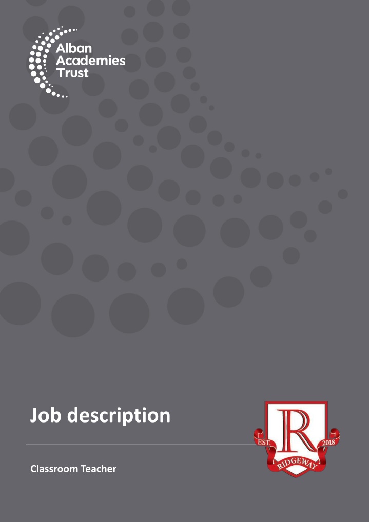 Classroom Teacher Job Description