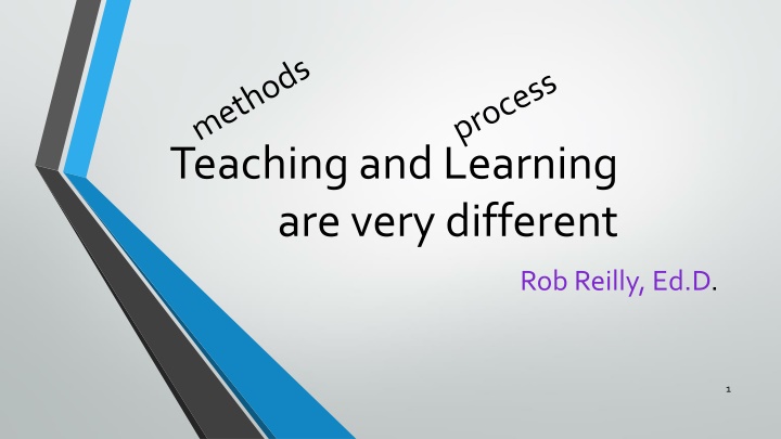 The Dynamics of Teaching and Learning