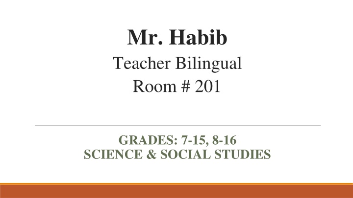 Education and Class Guidelines at Joseph A. Taub School
