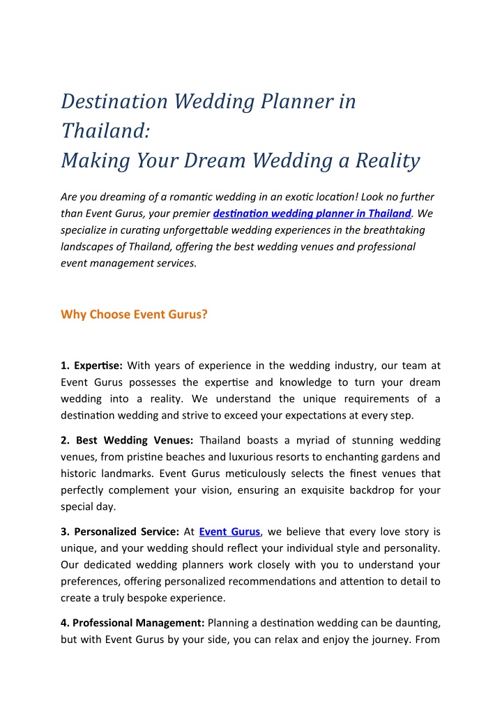 destination wedding planner in thailand making n.w