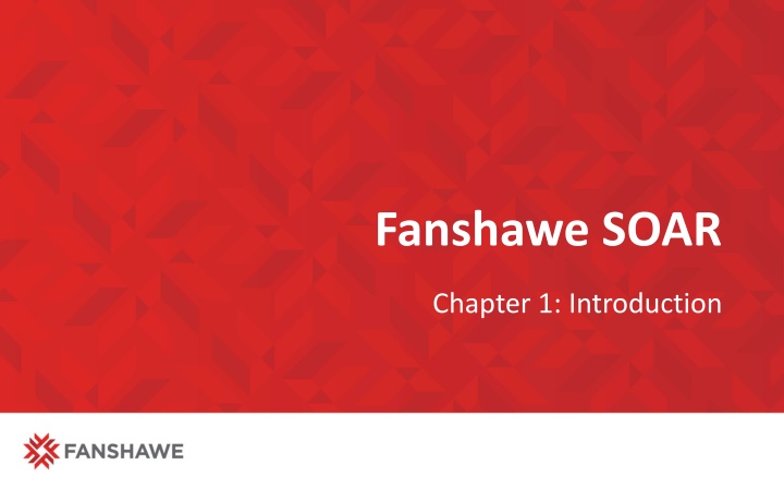 Fanshawe SOAR Chapter 1: Introduction