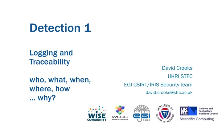 Importance of Logging and Traceability in Cybersecurity