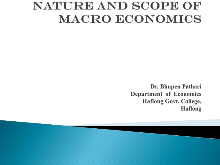 Macro Economics: Importance and Significance