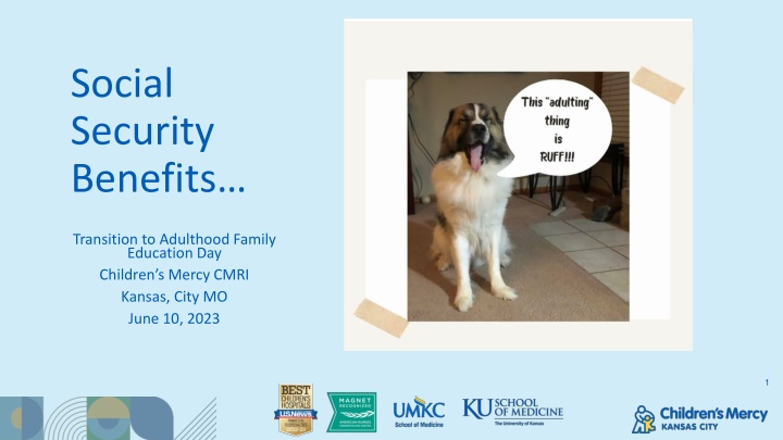 Social Security Benefits Transition to Adulthood Family Education Day