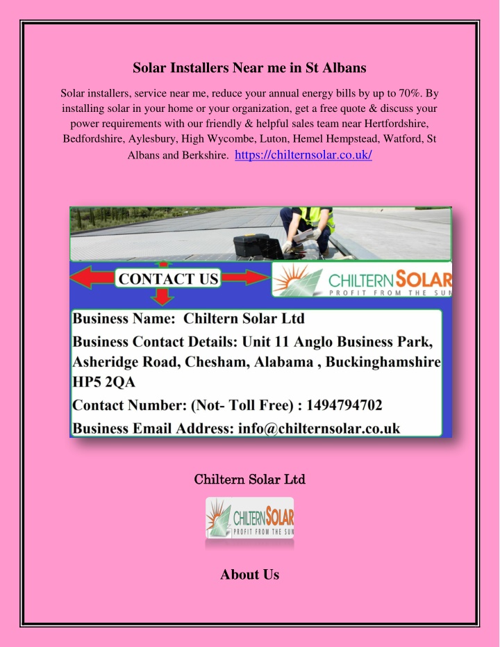 solar installers near me in st albans n.w