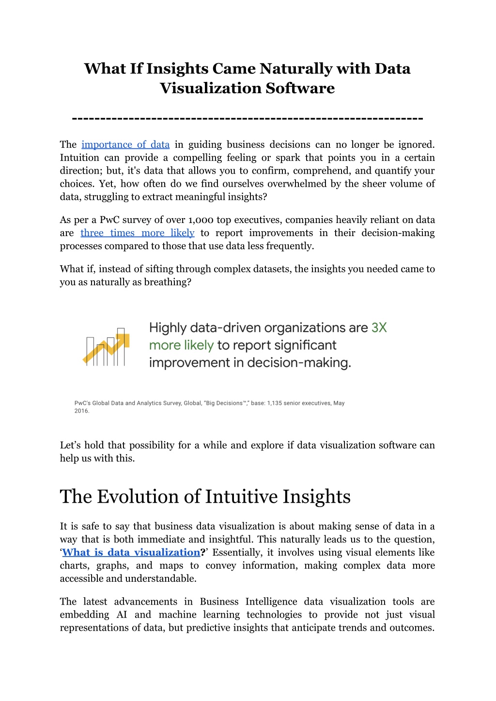 what if insights came naturally with data l.w