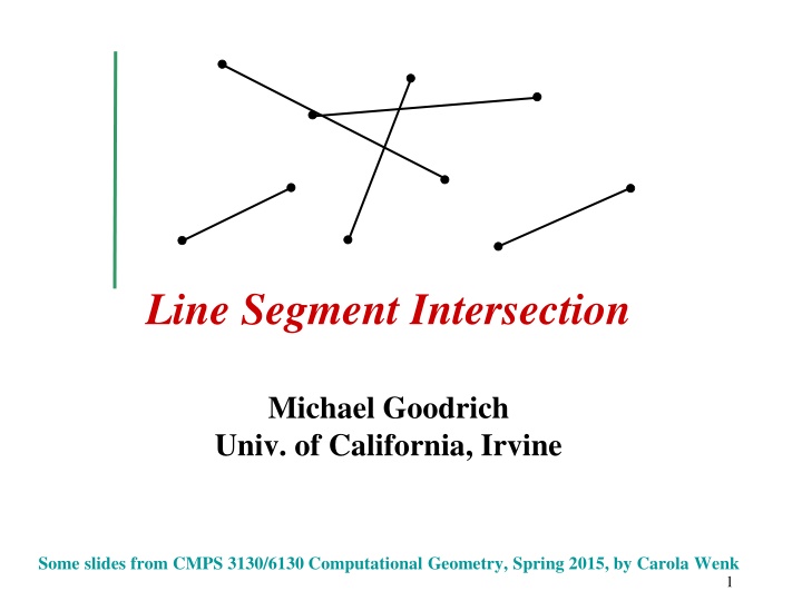Line Segment Intersection