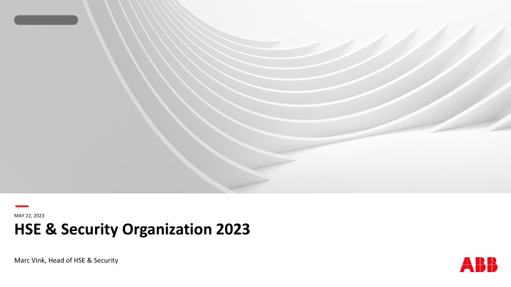 Organizational Structure Overview of HSE and Security Functions