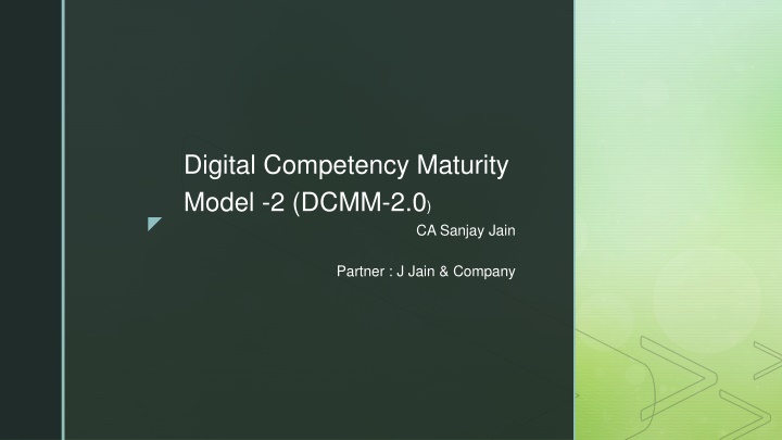 Digital Competency Maturity Model 2.0 for Accounting Firms - Overview and Implementation