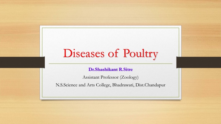 Overview of Poultry Diseases and their Causes