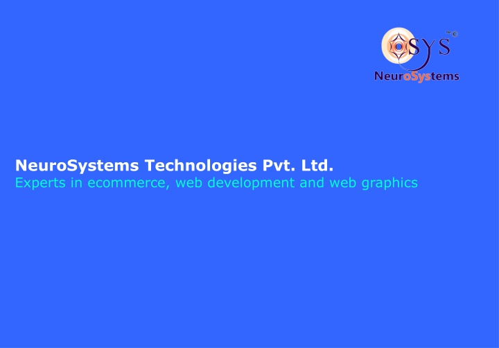 Innovative E-Commerce Solutions by NeuroSystems Technologies Pvt. Ltd.
