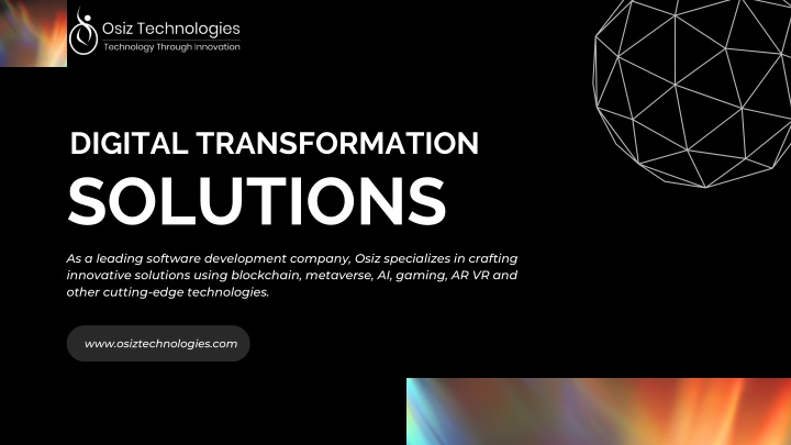 digital transformation solutions n.w