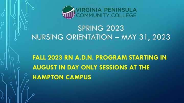 VPCCS Nursing Program Details for Spring 2023 Admission