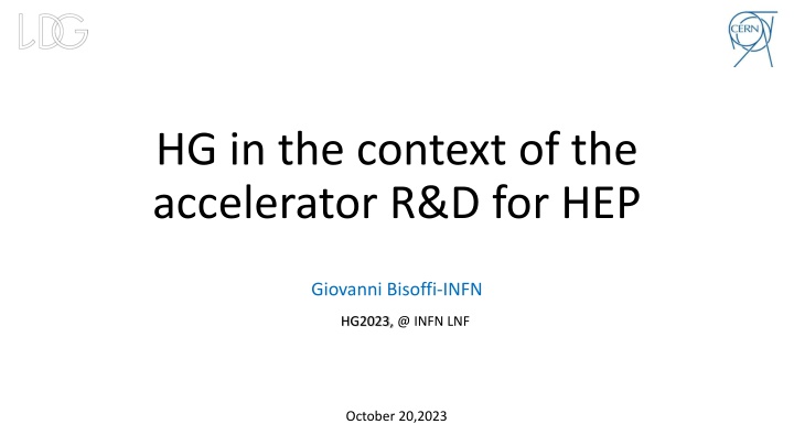 European Particle Physics Strategy Update & Accelerator R&D Overview
