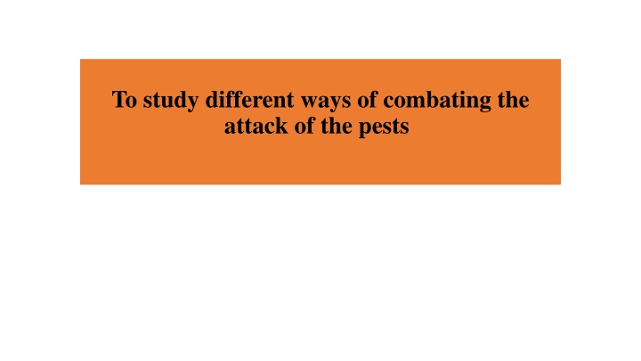 Innovative Methods for Pest Control in Agriculture