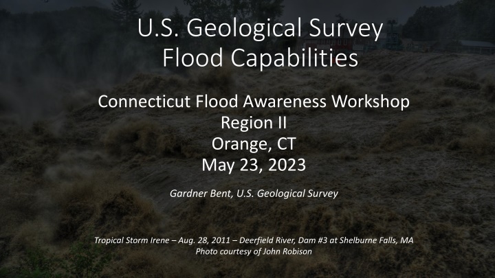 U.S. Geological Survey  Flood Capabilities.