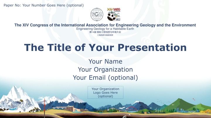 Engineering Geology for a Habitable Earth: Presentation at XIV IAGEE Congress