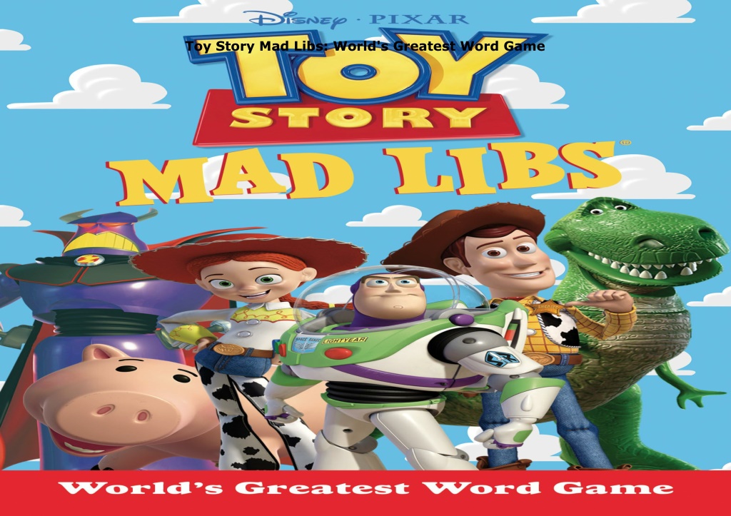 toy story mad libs world s greatest word game l.w
