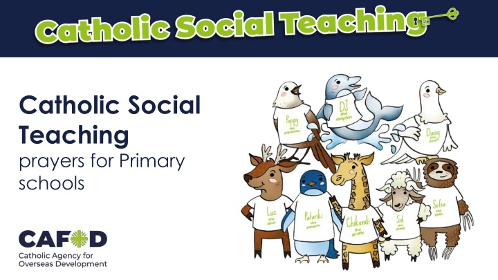 Catholic Social Teaching Prayers for Primary Schools
