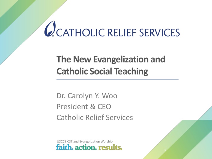 Insights on Catholic Social Teaching and the New Evangelization