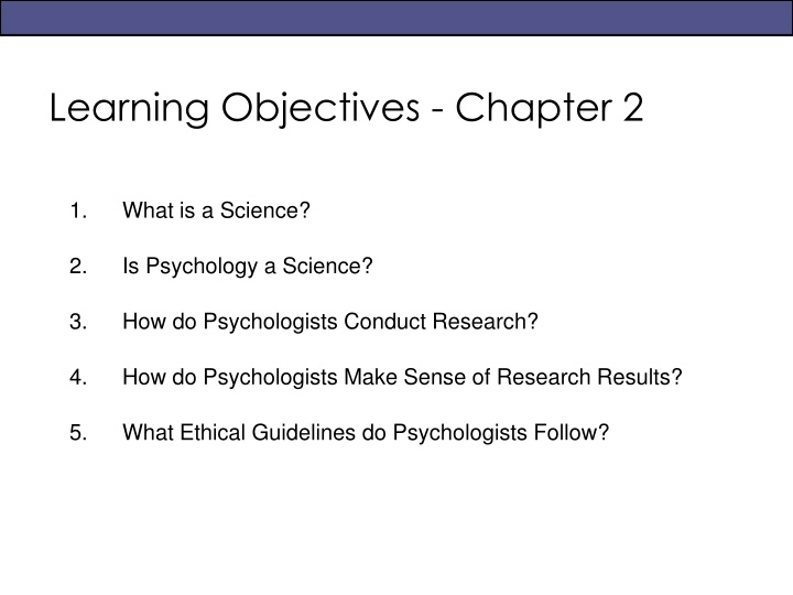 Psychological Research Methods