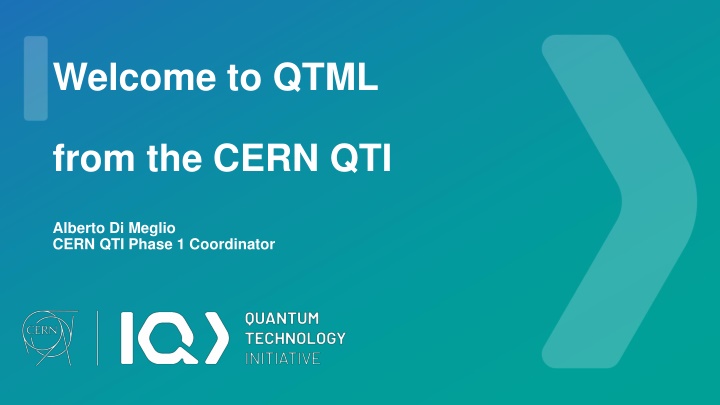 CERN Quantum Technologies Initiative Overview