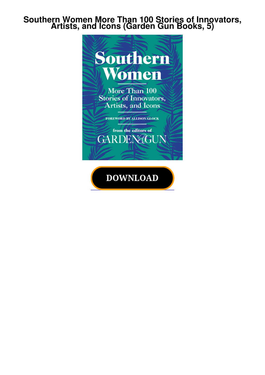 southern women more than 100 stories l.w
