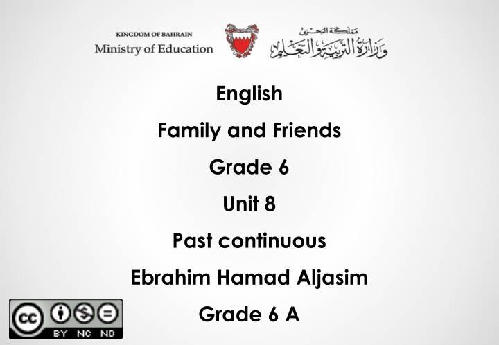 Learn Past Continuous Tense - Grade 6 English Lesson