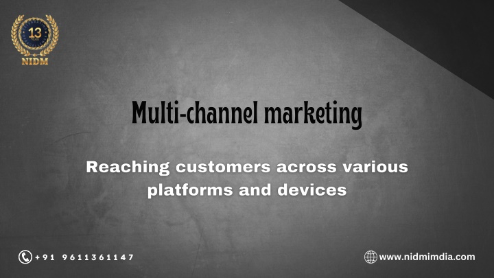 multi channel marketing n.w