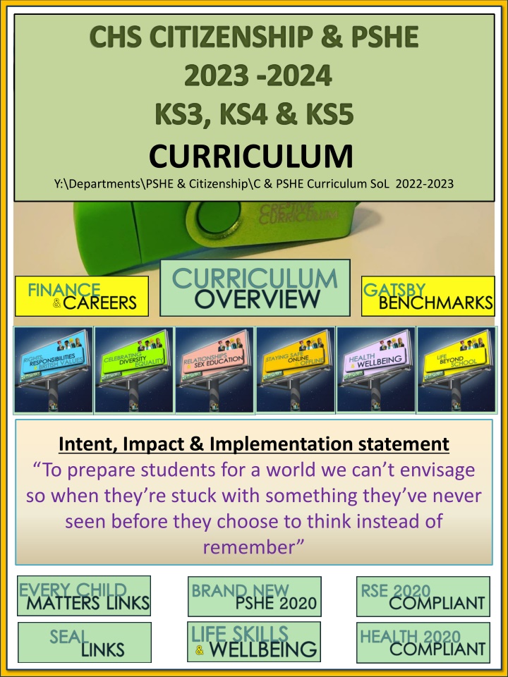 Comprehensive Citizenship & PSHE Curriculum at Christleton High School 2023-2024