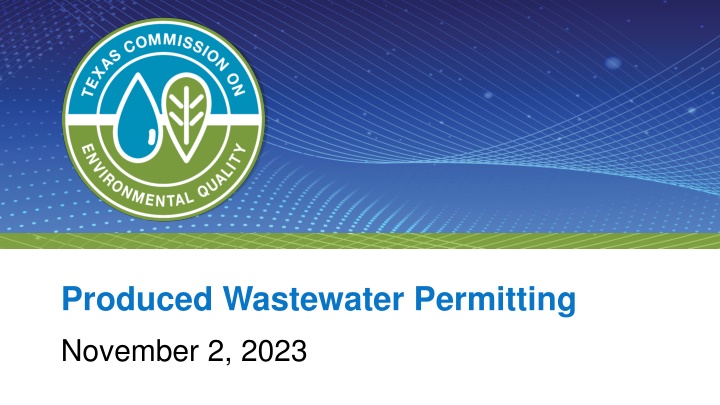 Produced Wastewater Permitting