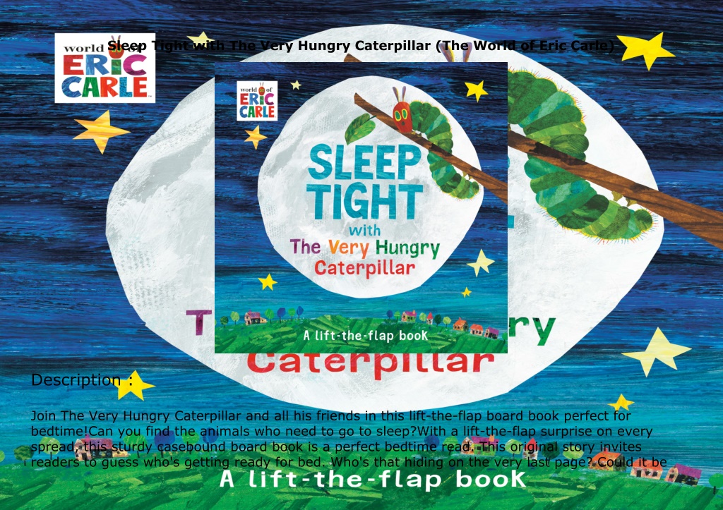 sleep tight with the very hungry caterpillar l.w