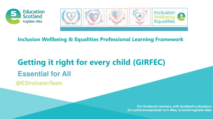 GIRFEC in Scottish Education