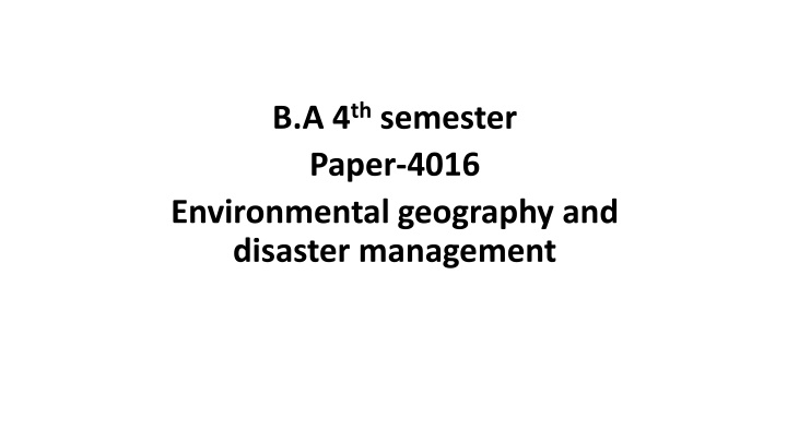 Human Adaptations to Diverse Environments: A Study in Environmental Geography