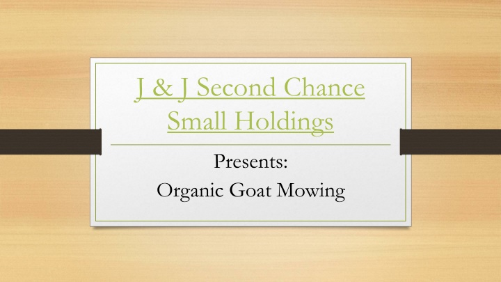 The Benefits of Organic Goat Mowing for Your Lawn