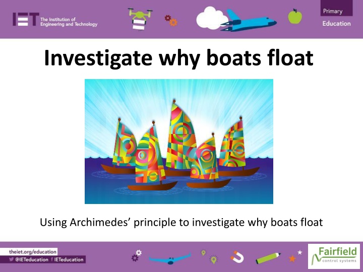 Boat Floatation with Archimedes Principle