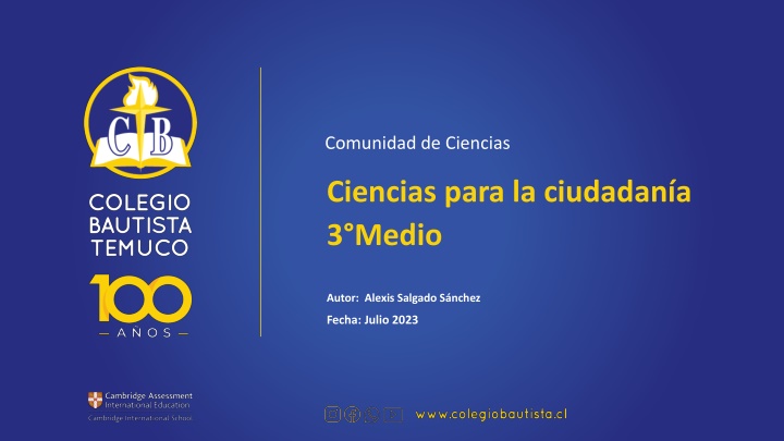 Ciencias para la Ciudadanía: Programa de Seguridad y Prevención