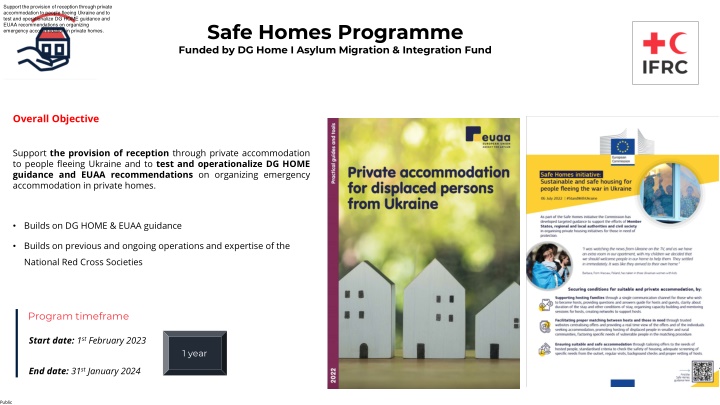 Support for Hosting Activities and Transition Strategies in Private Accommodation for People Fleeing Ukraine