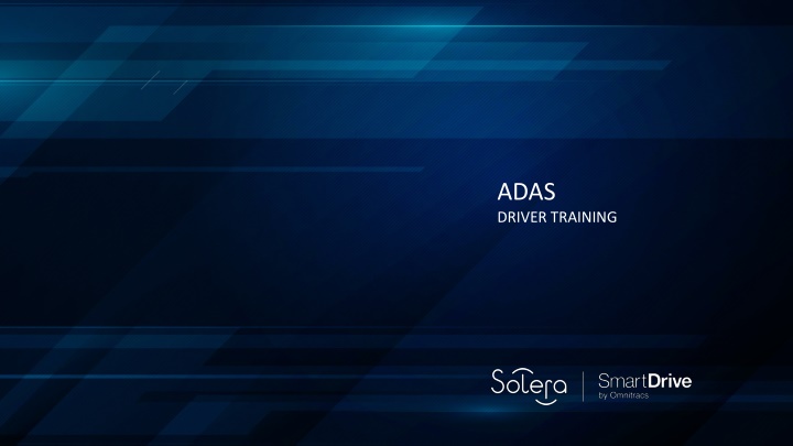 ADAS DRIVER TRAINING