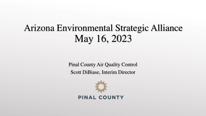 Arizona Environmental Strategic Alliance