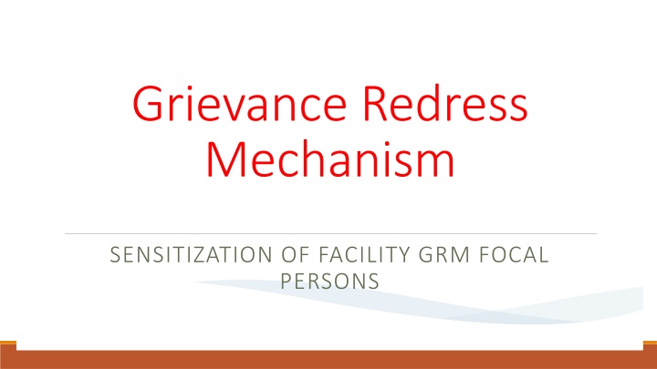 Grievance Redress Mechanism: Enhancing Project Efficiency
