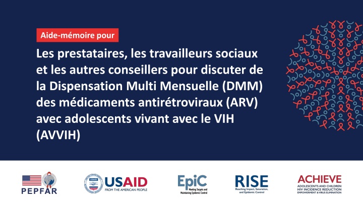 Guide for Multi-Month Dispensation of ARV Medications for Adolescents Living with HIV
