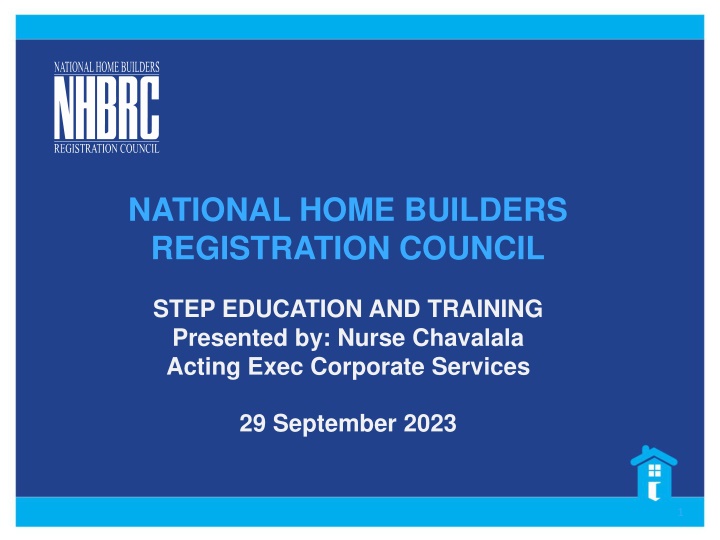 NHBRC Focus on Skills Development and Transformation Initiatives