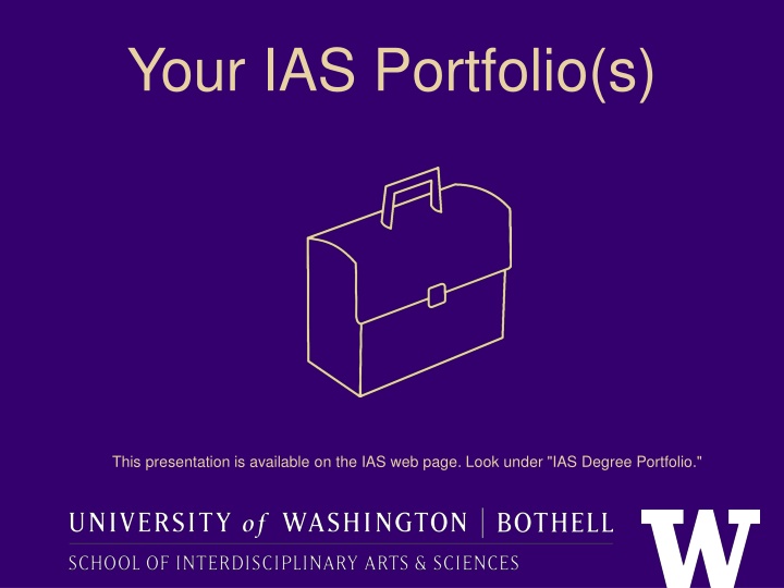 Introduction to Portfolio-Based Learning in IAS