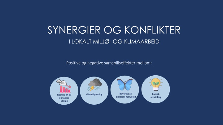 Positive and Negative Interactions in Local Environment and Climate Work