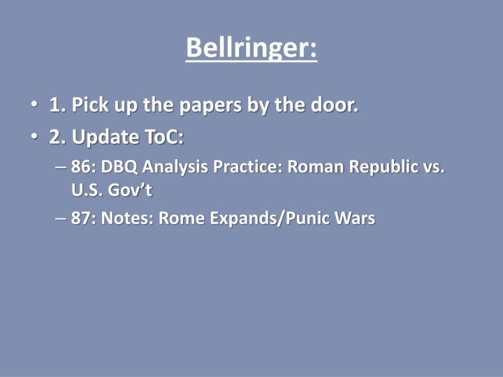 Roman Republic Expansion and Punic Wars Overview