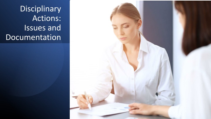 Effective Discipline Program and Documentation