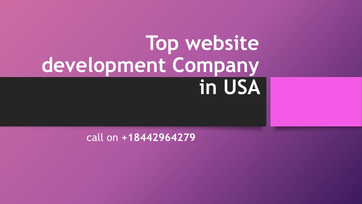 Top website development Company